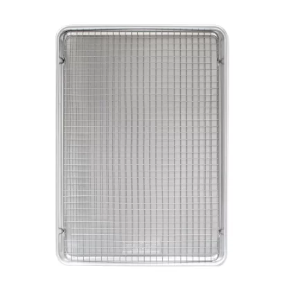 Nordic Ware Naturals Aluminum XL Sheet With Oven-Safe Grid