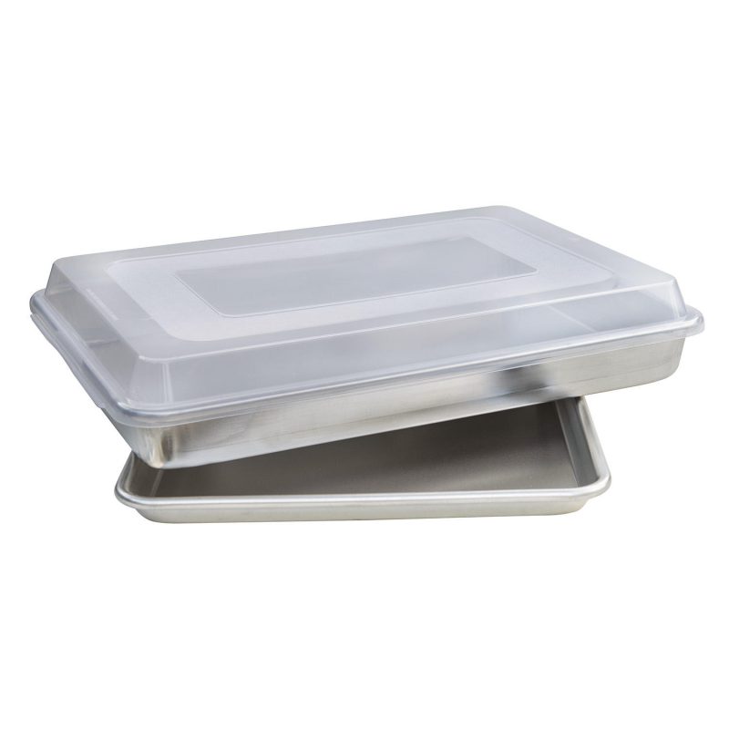 Nordic Ware 3-Piece Natural Aluminum Baking Pan Set