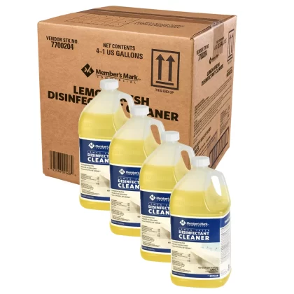 Member's Mark Commercial Lemon Fresh Disinfectant Cleaner, 1 gal., 4 Pack