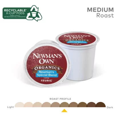 Newman's Own Organics Coffee K-Cup Pods, Special Blend (100 ct.)