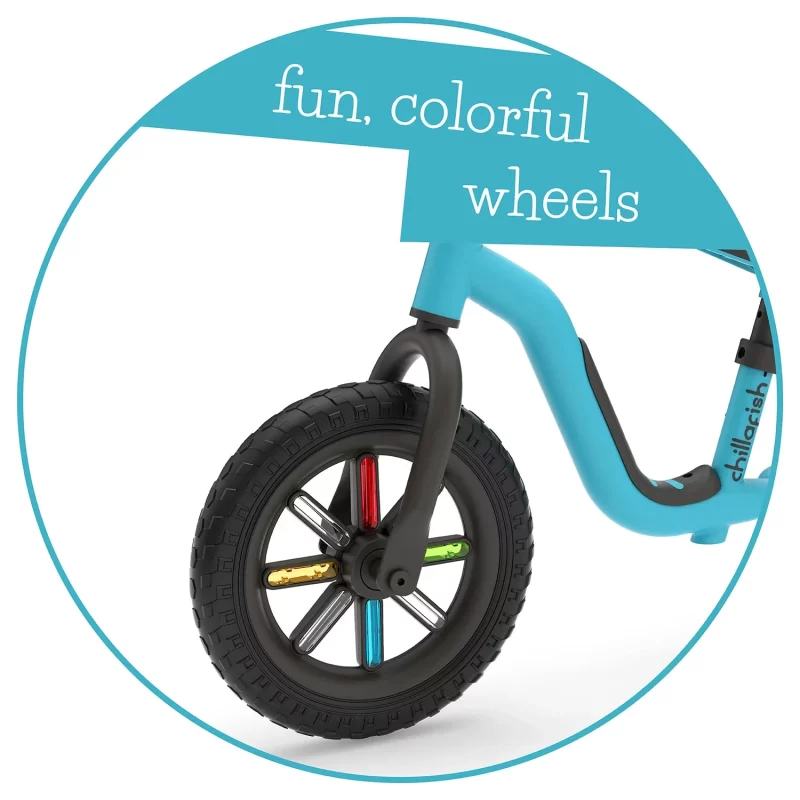 Chillafish Izzy Lightweight Toddler Balance Bike with Adjustable Seat and Handlebar, Blue