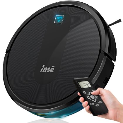 Inse E6 Robot Vacuum With Remote Control for Carpets and Hard Floors
