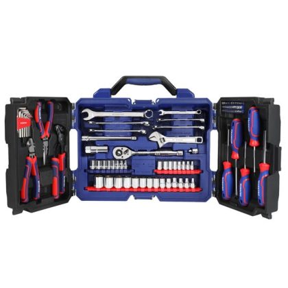 Workpro 87-Piece Tool Set, Mechanic Tools Kit For DIY Or Home Repair, W009108AE
