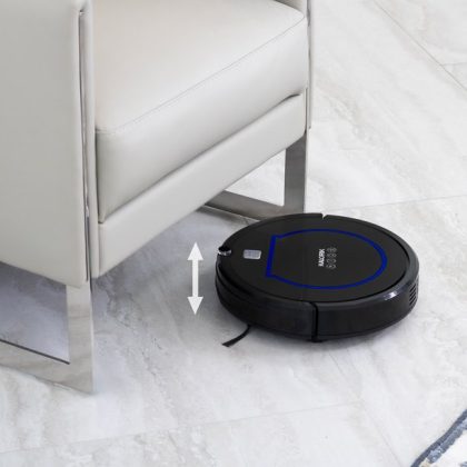 Kalorik Home Smart Robot Vacuum Pro, Black And Blue RVC 47730 BK