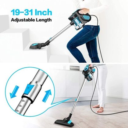 Inse Corded Stick Vacuum Cleaner 3 in 1 and Handheld, I5B-2217, Blue