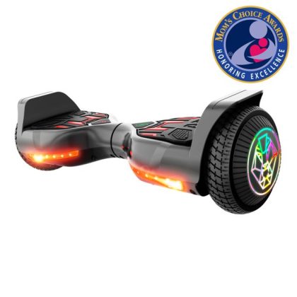 Swagtron Swagboard Twist T580 Hoverboard With Light-Up LED Wheels, Black