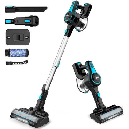 Inse Cordless Vacuum Cleaner, 6 in 1 Powerful Suction Lightweight Stick Vacuum