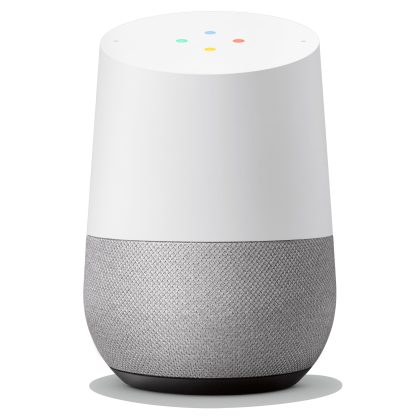 Google Home Smart Speaker & Google Assistant, Light Grey & White