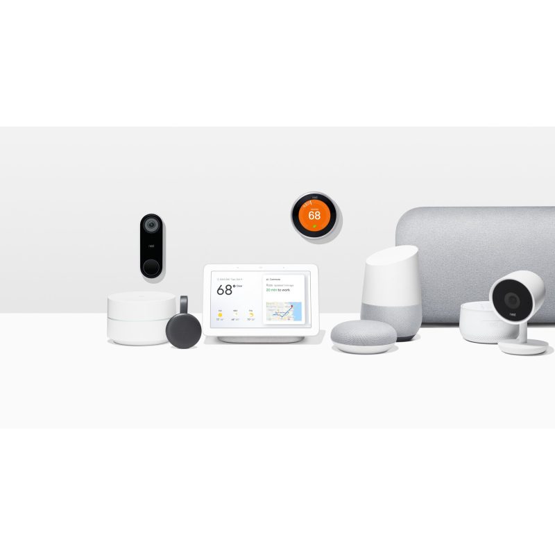 Google Home Smart Speaker & Google Assistant, Light Grey & White