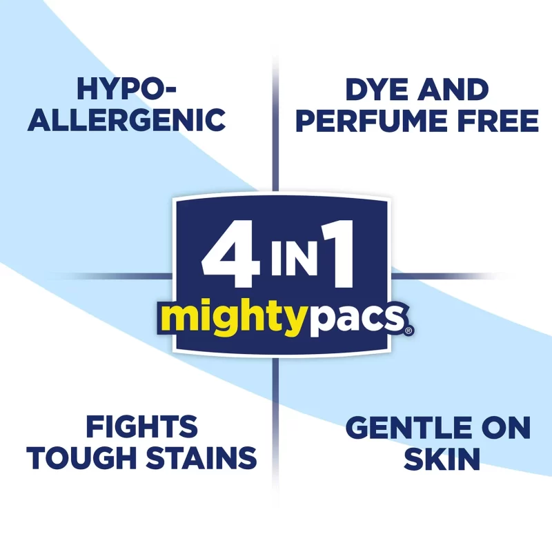 [SET OF 2] - All Mighty Pacs Laundry Detergent, Free Clear for Sensitive Skin (240 ct.)