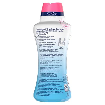 [SET OF 2] - Downy Fresh Protect In-Wash Scent Beads With Febreze Odor Defense, April Fresh (37.5 oz.)