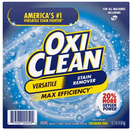 [SET OF 2] - OxiClean Max Efficiency Stain Remover (252 loads)