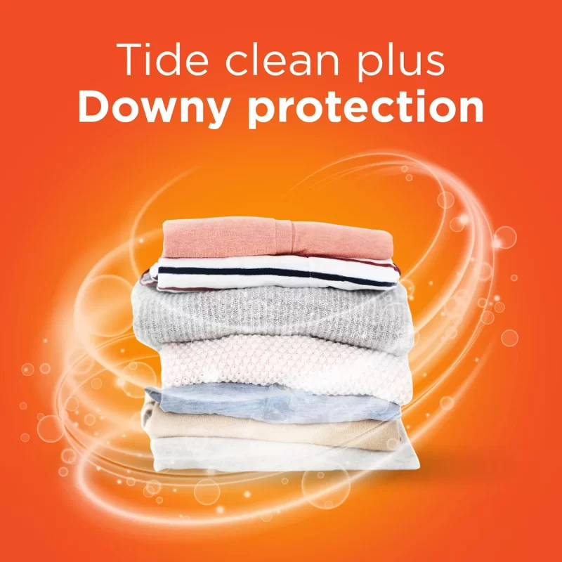 [SET OF 2] - Tide Plus Downy April Fresh Scent Liquid Laundry Detergent (150 fl oz, 110 loads)