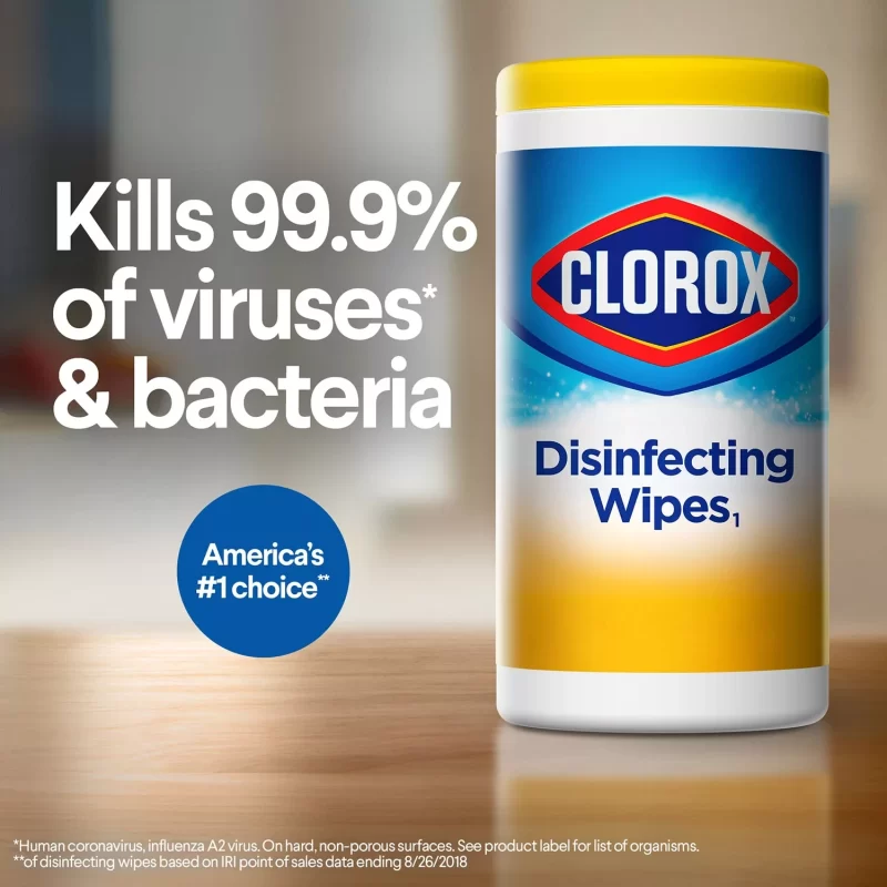 [SET OF 2] - Clorox Disinfecting Wipes Value Pack, Bleach Free Cleaning Wipes (85/Box)