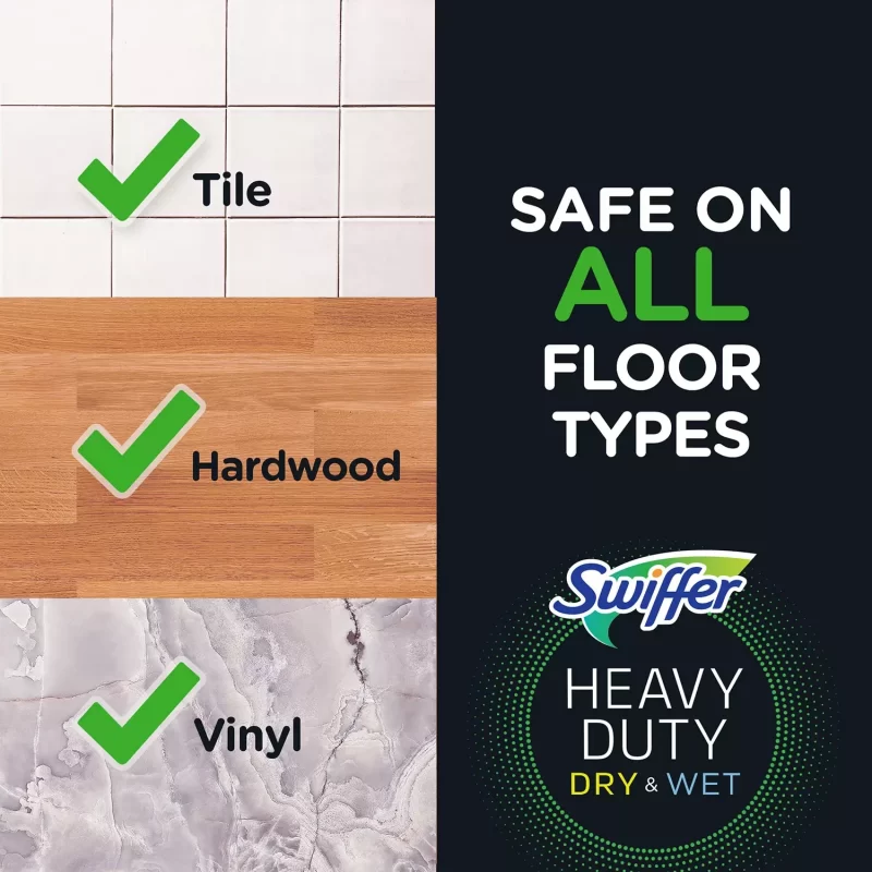 [SET OF 2] - Swiffer Sweeper Heavy Duty Dry Floor Cleaner Cloths (50 ct.)