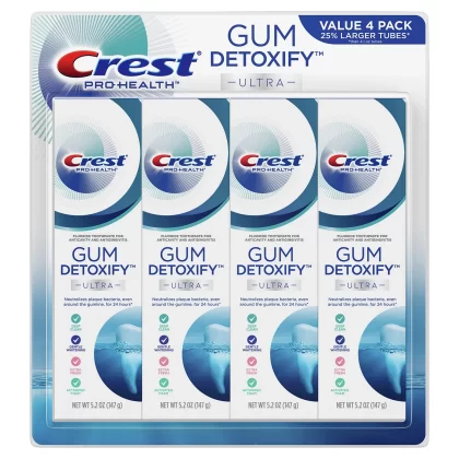 [SET OF 2] - Crest Gum Detoxify Deep Clean Toothpaste (5.2 oz, 4 ct.)