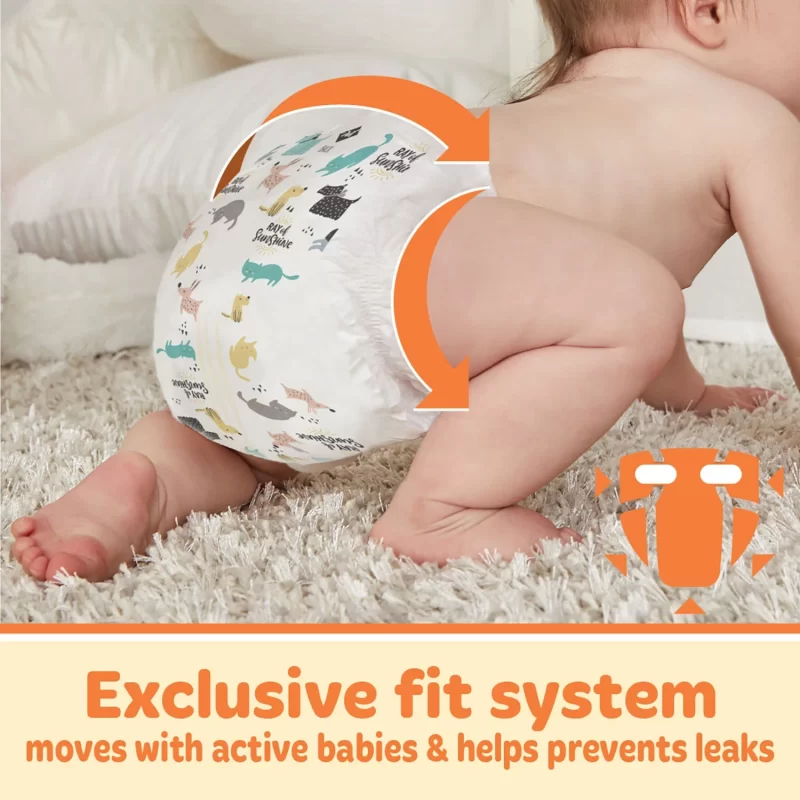 Member's Mark Premium Baby Diapers, Size 3 - 234 ct. (16 - 28 lbs.)