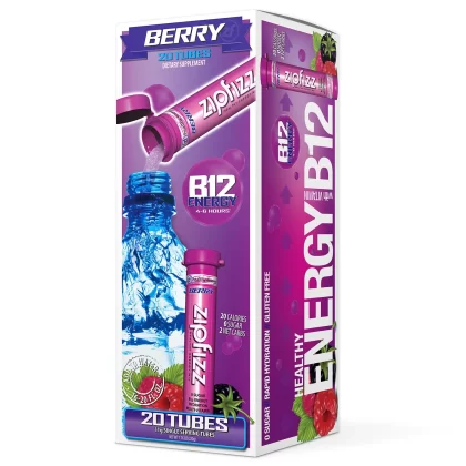 Zipfizz Energy Drink Mix, Berry (20 ct)