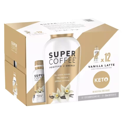 [SET OF 2] - Super Coffee Vanilla Ready to Drink (12 fl. oz., 12 ct.)