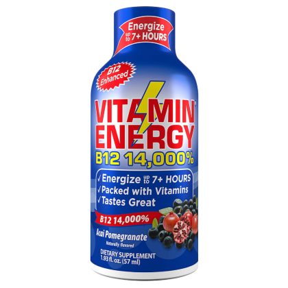 Vitamin Energy B12 14,000% Energy Shot, Acai Pomegranate (24 pk.)