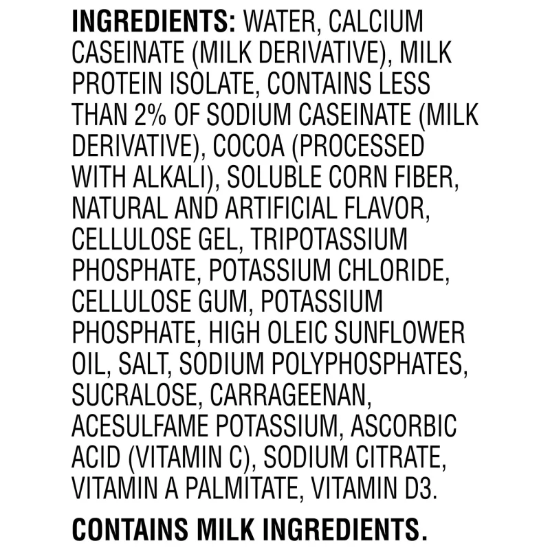 [SET OF 2] - Muscle Milk Zero Protein Shake, Chocolate (11 fl. oz., 18 ct./pk)