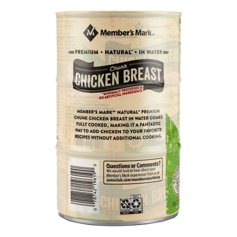 [SET OF 2] - Member's Mark Premium Chunk Chicken Breast (12.5 oz., 6 ct.)