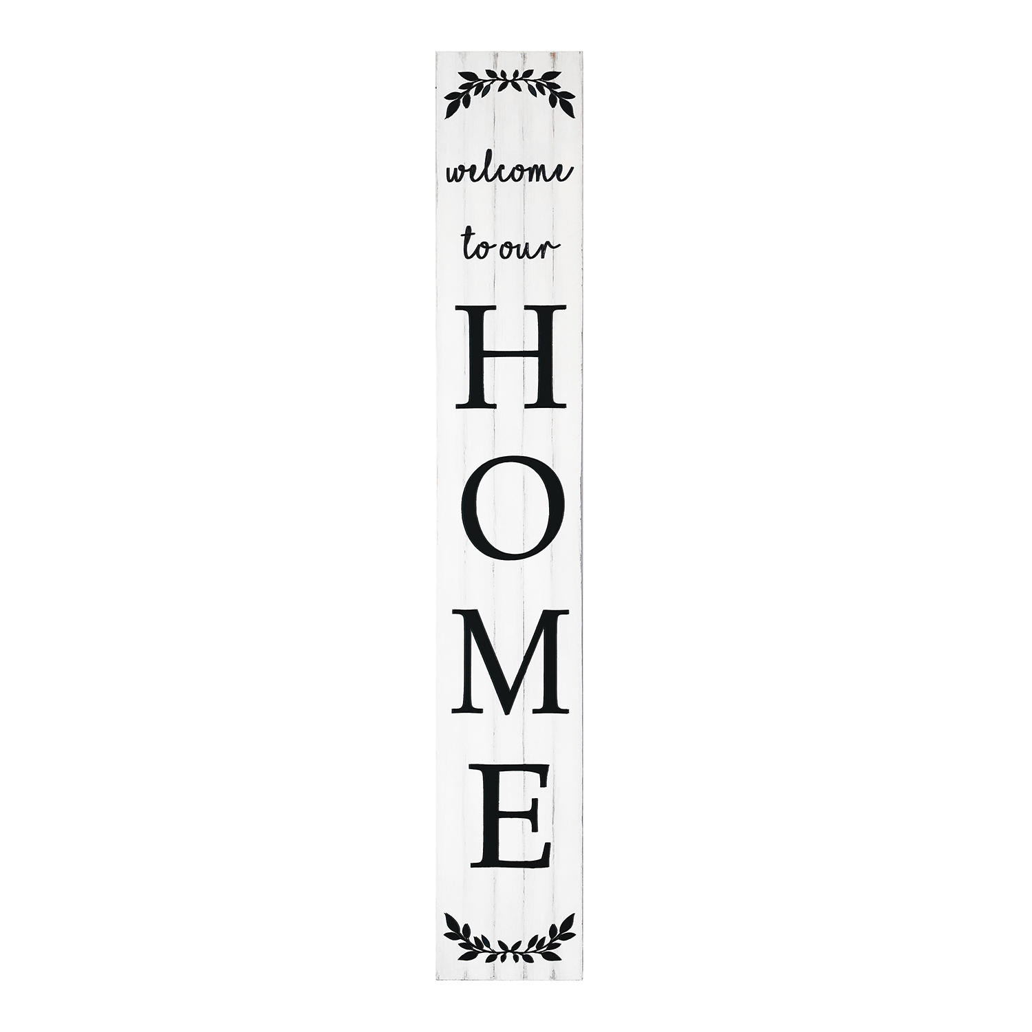 Member's Mark Distressed White 6' 'Welcome to our Home' Entry-Way Sign