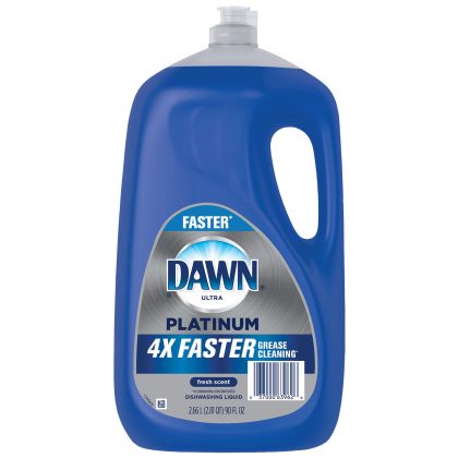 [SET OF 2] - Dawn Platinum Dishwashing Liquid Dish Soap, Refreshing Rain (90 oz.)