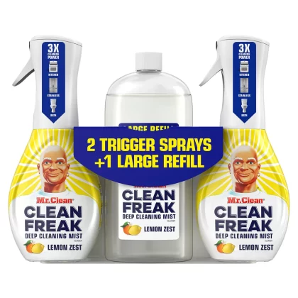 [SET OF 2] - Mr. Clean Clean Freak Deep Cleaning Mist, Lemon Zest