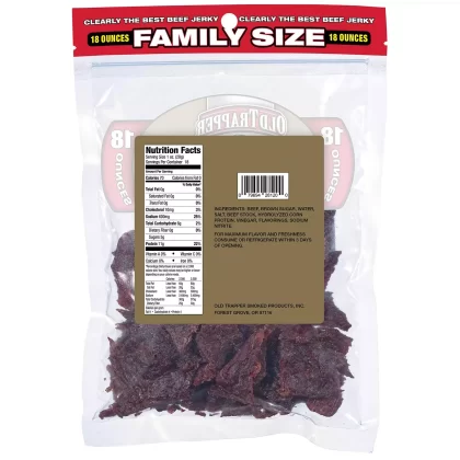 [SET OF 2] - Old Trapper Old Fashioned Beef Jerky (18 oz.)