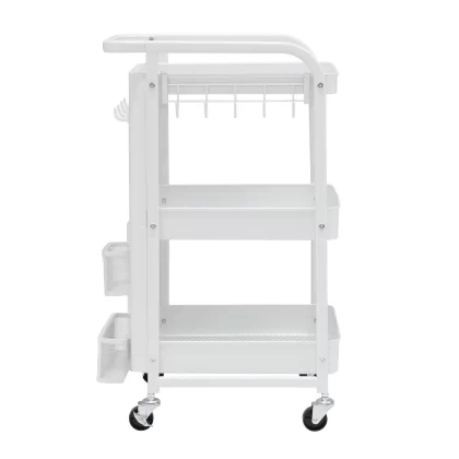 Studio Designs Streamline 3-Tier Metal Multiuse Organizer Cart