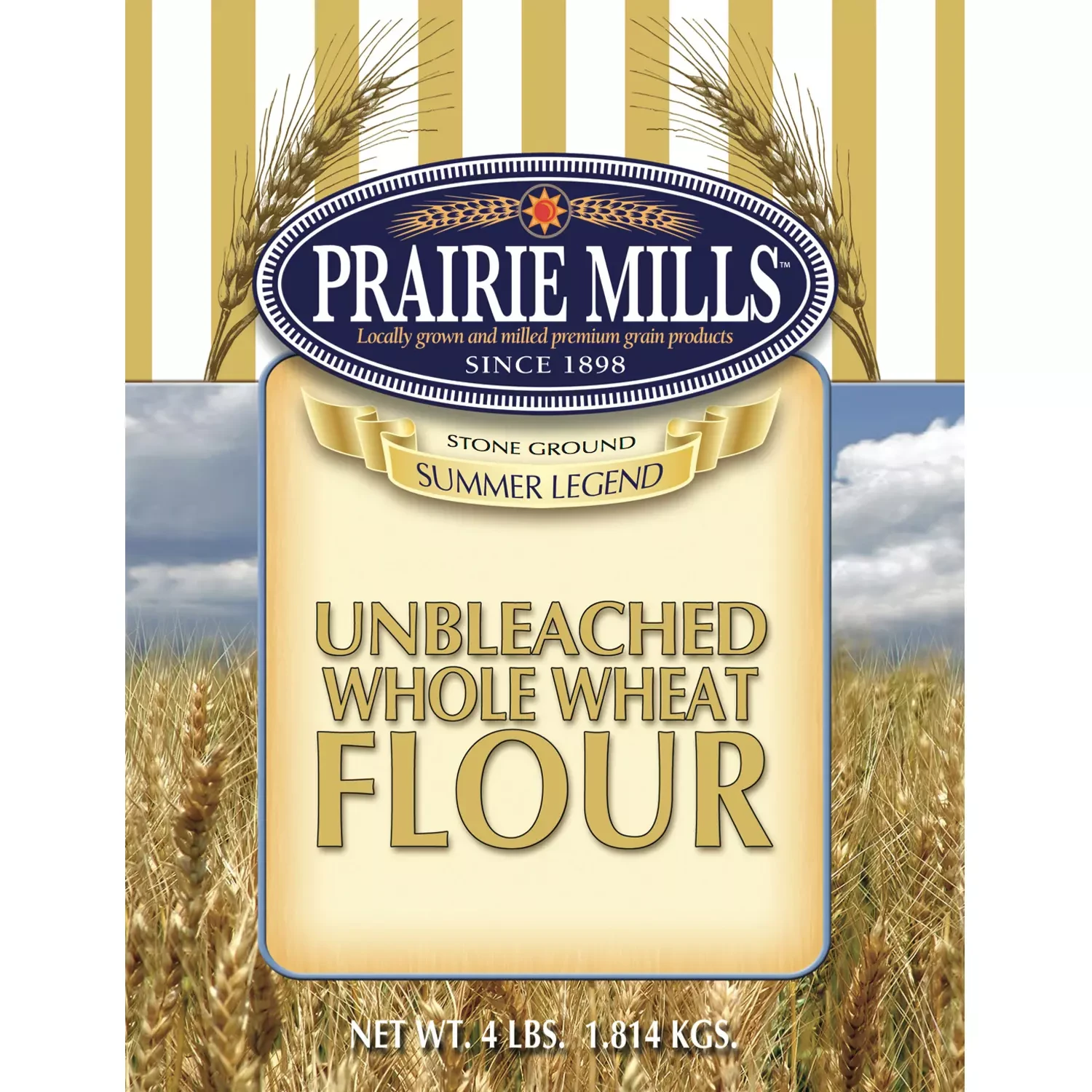 Prairie Mills Whole Wheat Flour (4 lbs., 6 ct.)