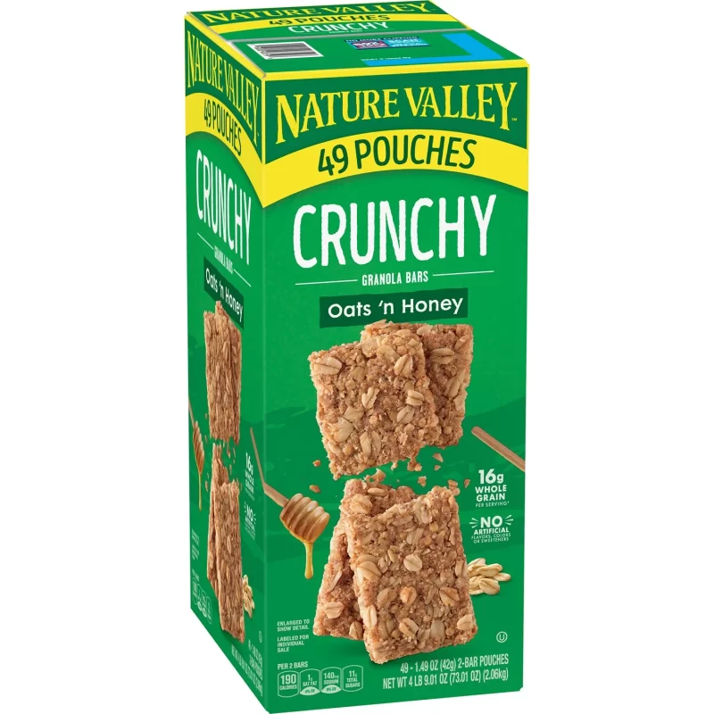 [SET OF 2] - Nature Valley Oats 'n Honey Crunchy Granola Bars (48 ct.)