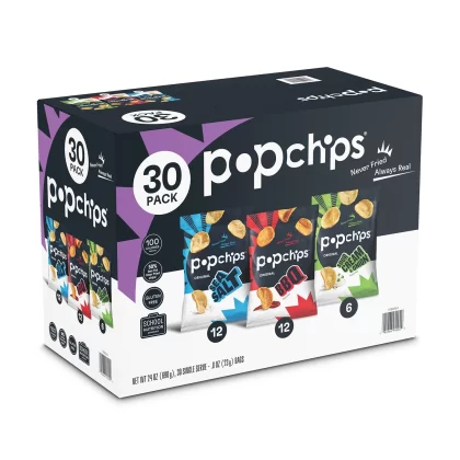 [SET OF 2] - Popchips Variety Box (0.8 oz., 30 ct.)