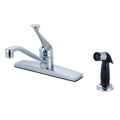 Hardware House Single Handle Kitchen Faucet With Sprayer