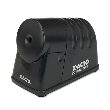 X-Acto - PowerHouse Desktop Electric Pencil Sharpener - Black