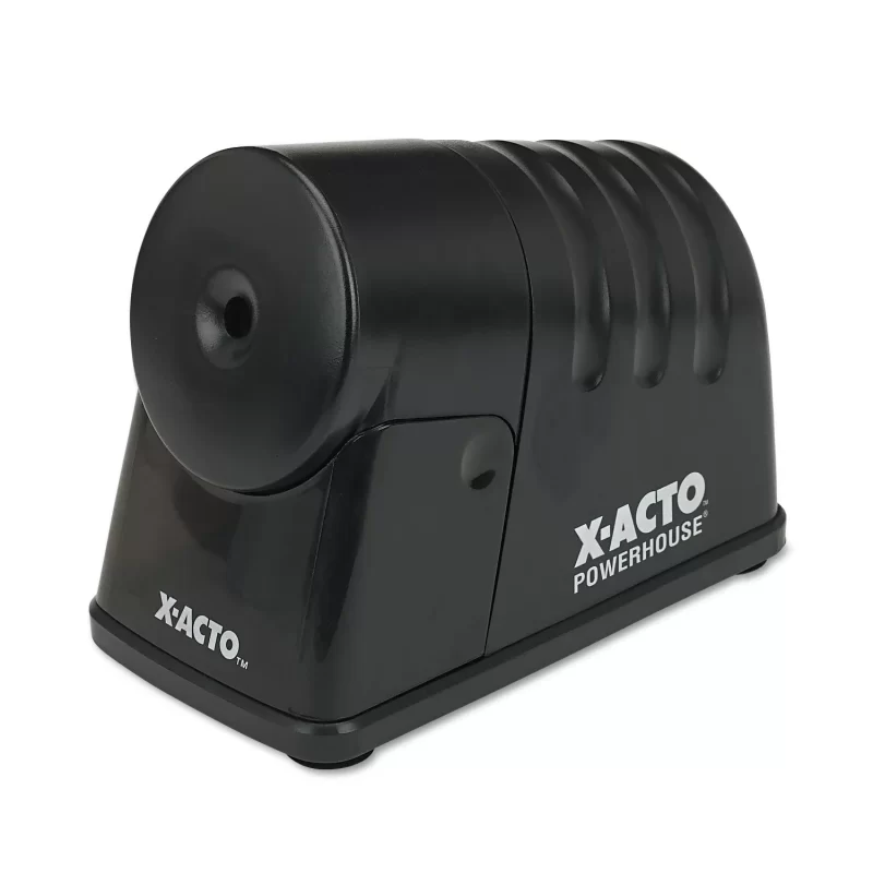 X-Acto - PowerHouse Desktop Electric Pencil Sharpener - Black
