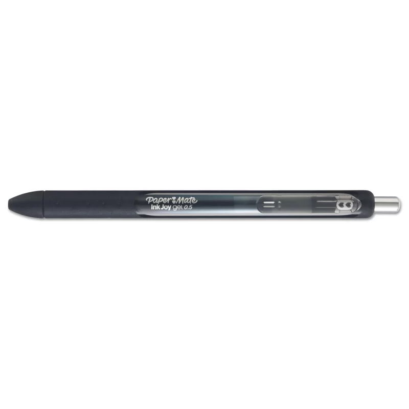 Paper Mate InkJoy Gel Retractable Pen, 0.5mm, Fine Point, Black (12 ct.)