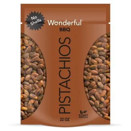 [SET OF 2] - Wonderful Pistachios, No Shells, Barbeque Flavored Nuts (22 oz.)