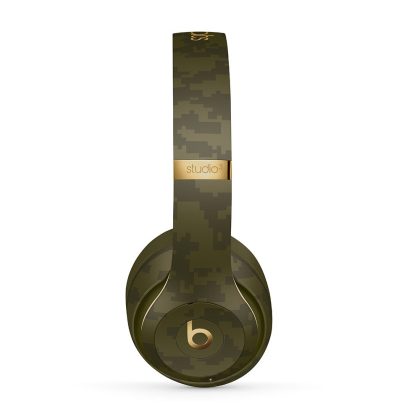 Beats Studio3 Wireless Noise Cancelling Headphones, Beats Camo Collection, Forest Green