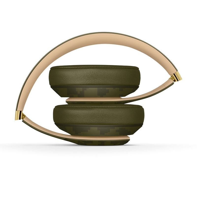 Beats Studio3 Wireless Noise Cancelling Headphones, Beats Camo Collection, Forest Green
