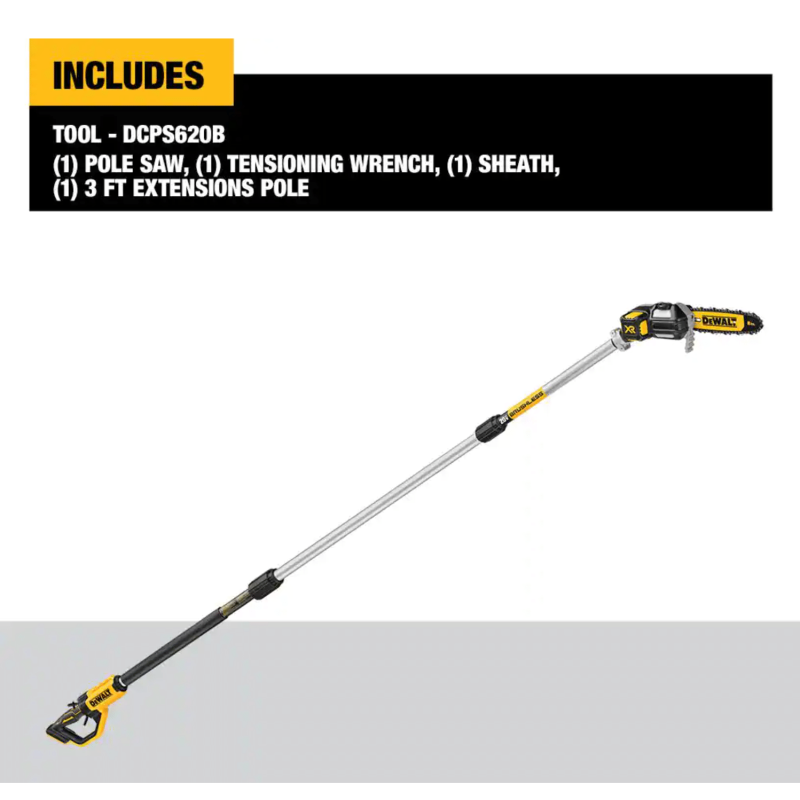 Dewalt DCPS620B 8 in. 20V Max Cordless Pole Saw (Tool Only)