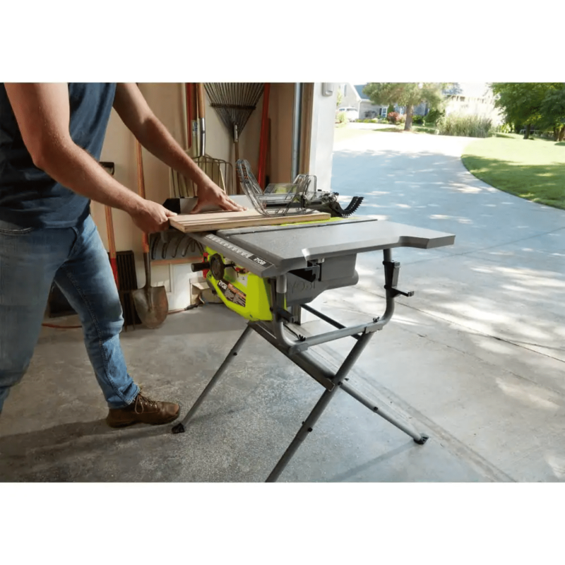 Ryobi 15 Amp 10 in. Table Saw with Folding Stand, RTS12