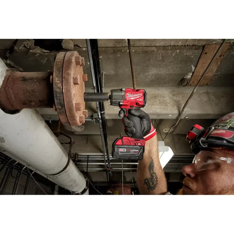 Milwaukee M18 FUEL GEN-2 18-Volt Lithium-Ion Mid Torque Brushless Cordless 3/8 in. Impact Wrench With Friction Ring (Tool-Only)