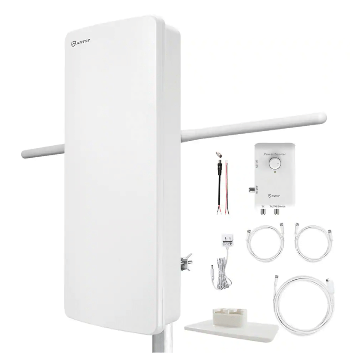 Antop AT-800SBS HD Smart Panel Amplified HDTV and FM Amplified Indoor/Outdoor Antenna
