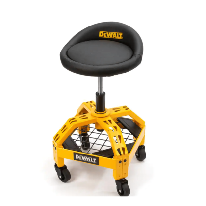 Dewalt DXSTAH025 24 in.H x 16 in.W x 16 in.D Adjustable Shop Stool with Casters