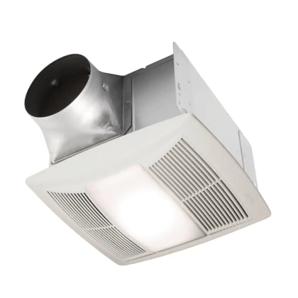 Broan-NuTone QT Series 130 CFM Ceiling Bathroom Exhaust Fan with LED Light and Night Light (QTN130LE1)