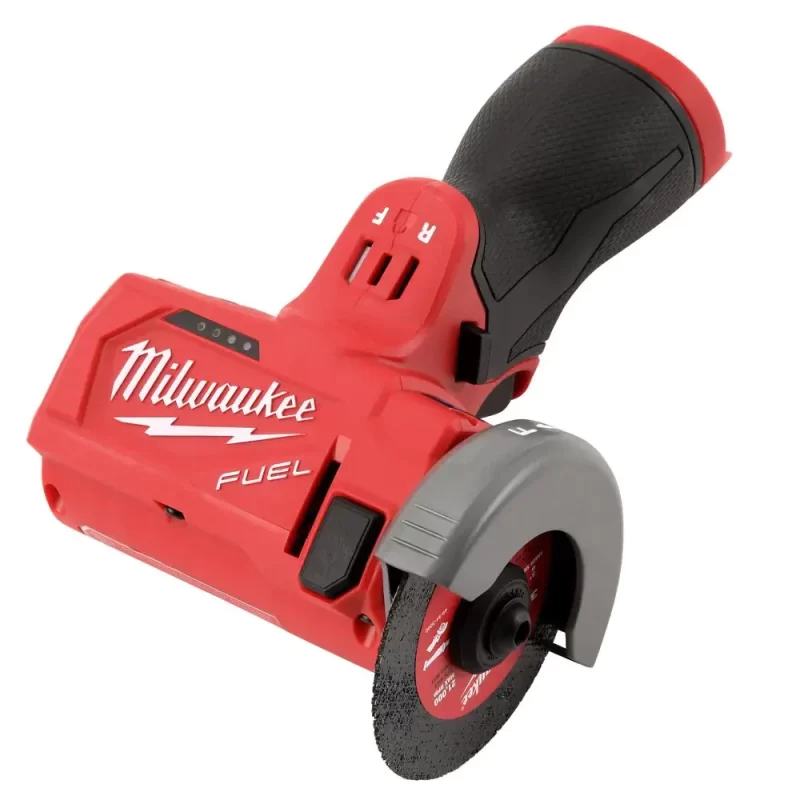 Milwaukee M12 FUEL 12-Volt 3 in. Lithium-Ion Brushless Cordless Cut Off Saw Kit With 3 in. Metal Cut Off Wheels (6-Pack)
