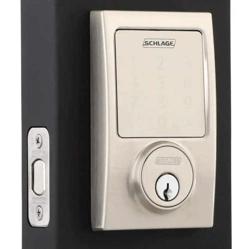 Schlage Century Satin Nickel Sense Smart Door Lock