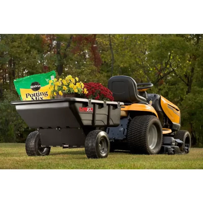 Brinly-Hardy 10 cu. ft. 650 lb. Tow-Behind Poly Utility Cart